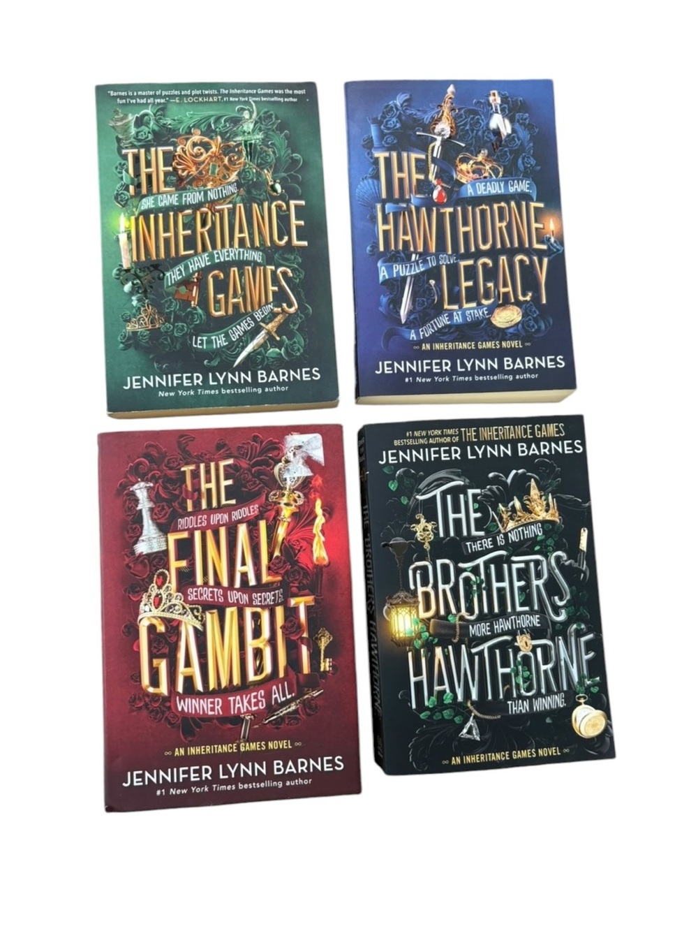The Inheritance Games Jennifer Lynn Barnes 4 Book Series Bundle